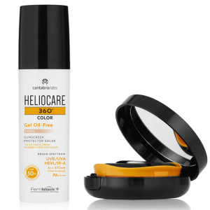 Heliocare Color Oil Free Gel and Compact Bundle Sun Protection