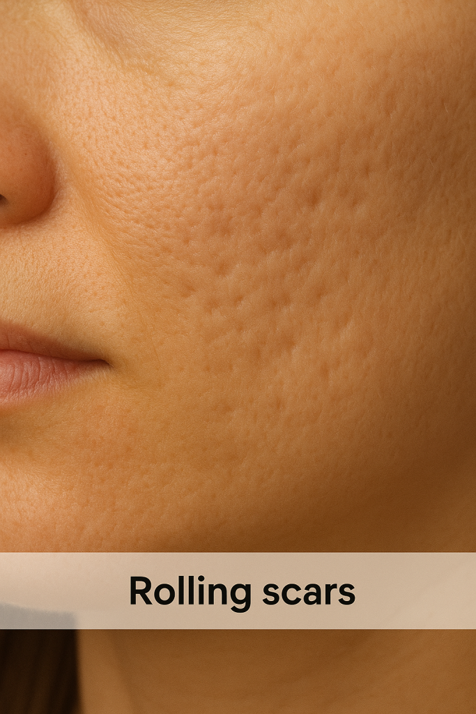 Rolling Scars Acne